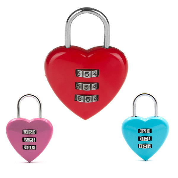 (미니번호자물쇠 하트형) 칼라 미니 번호 열쇠 락커 사물함 번호키 일기 잠금장치 캐리어 key 비밀번호 자물쇠