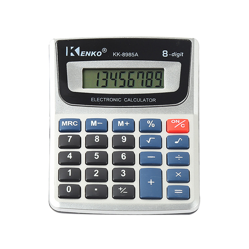 사무용 탁상용 (KK-8985A 계산기) 8자리 일반 전자 계산기