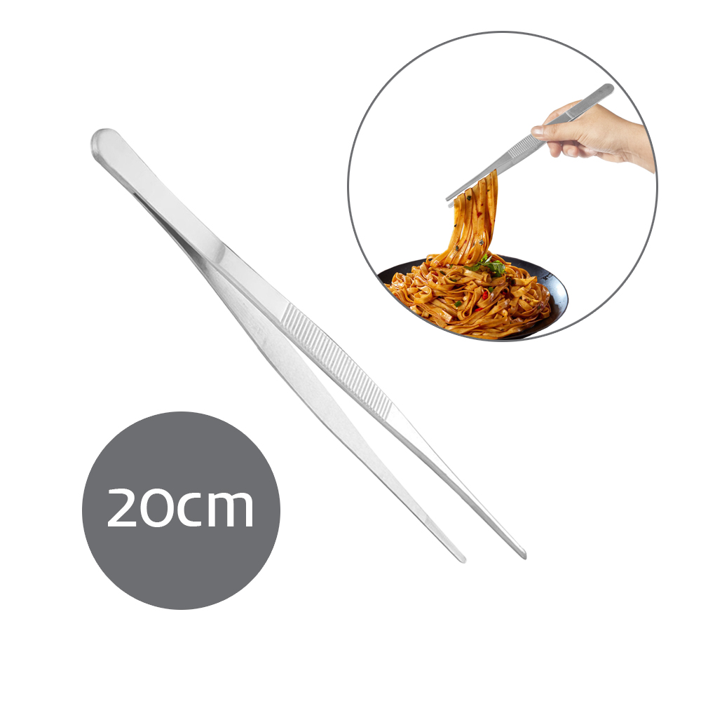 20cm 스텐 (요리 핀셋 A타입 소형) 주방 키친 요리 음식 집게 조리 기구 도구