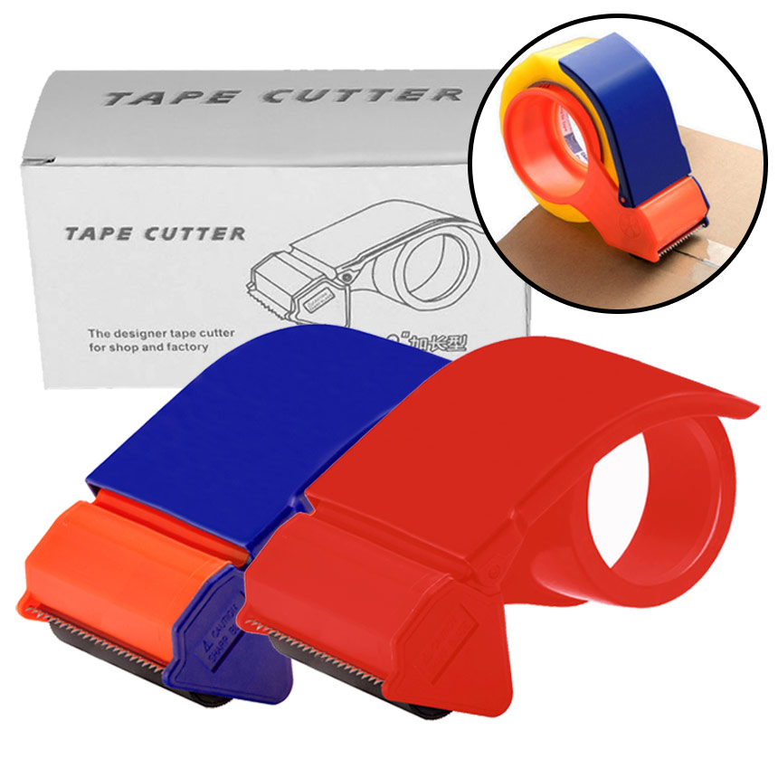 (플라스틱 테이프 커터기 A타입2호-색상선택) 박스 테이프 커터 커팅기 절단기 칼 테잎 디스펜서 컷팅기 카타기 택배 포장 용품